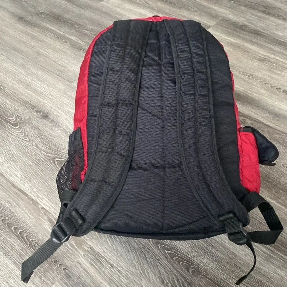 Vintage '90s Polo Sport Ralph Lauren Large Backpack Flag Logos Pockets Street